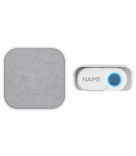 ATEL DC, dzwonek bezprzewodowy bateryjny, learning system, 38 dźwięków, 150m, biały Orno OR-DB-KA-171/W