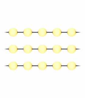Girlanda oświetleniowa, 15 x 1W, 15 x 60lm, 2500K, 10,5m Orno AD-GO-6559L2,5/10,5M
