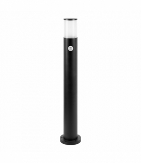DALIA oprawa ogrodowa słupek z czujnikiem ruchu, E27, max. 15W, IP54, 80 cm, czarny Orno AD-OP-6568BE27SMR