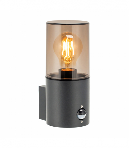 SALVIA oprawa ogrodowa z czujnikiem PIR, E27, max. 15W, IP54, szara Orno AD-OP-6573GE27PPR