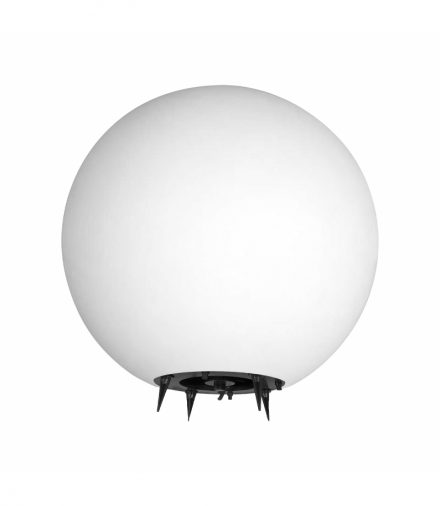LUNA II oprawa ogrodowa kula, E27, max. 18W, IP65, biała, ⌀380 Orno AD-OP-6587WE27ZM