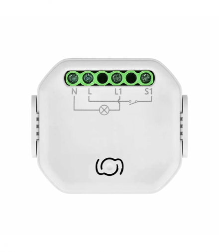 Przekaźnik dopuszkowy 1-kanałowy Tuya Smart Wi-Fi+BLE Orno OR-SH-17100