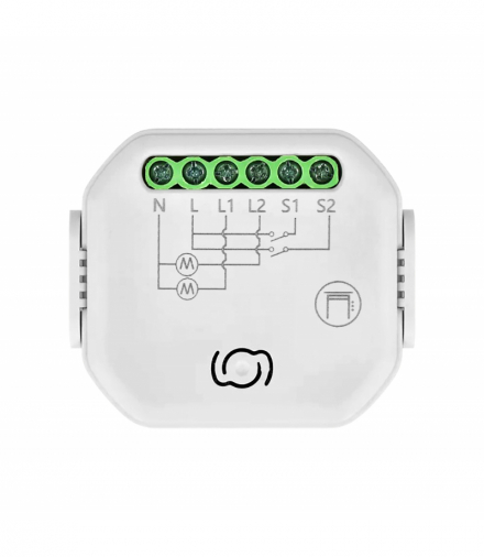 Przekaźnik dopuszkowy roletowy Tuya Smart Wi-Fi+BLE Orno OR-SH-17104