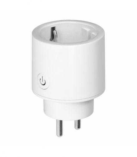 Gniazdo bezprzewodowe Tuya Smart Wi-Fi, Schuko, białe Orno OR-SH-17500(GS)/W