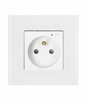 Gniazdo podtynkowe pojedyncze Tuya Smart Wi-Fi, białe Orno OR-SH-17205/W