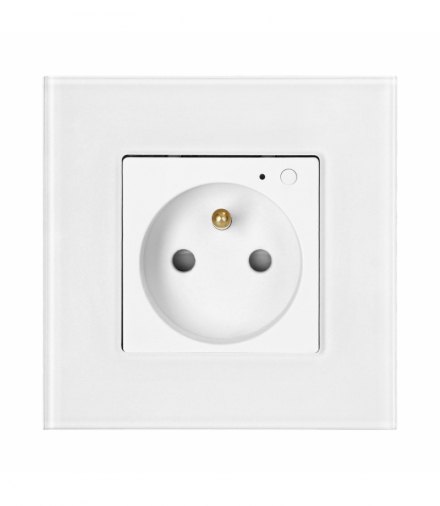 Gniazdo podtynkowe pojedyncze Tuya Smart Wi-Fi, białe Orno OR-SH-17205/W