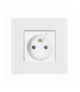 Gniazdo podtynkowe pojedyncze Tuya Smart Wi-Fi, białe Orno OR-SH-17205/W