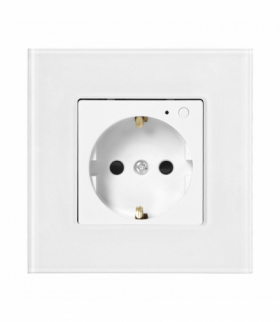 Gniazdo pojedyncze Tuya Smart Wi-Fi, Schuko, białe Orno OR-SH-17205(GS)/W