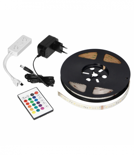 Taśma LED IP65 RGBW 5 m + zasilacz i kontroler, Tuya Smart Wi-Fi Orno OR-SH-17902
