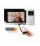 GAYD MULTI2, zestaw wideodomofonowy dwurodzinny, 2-żyłowy, 8, Wi-Fi, ekran dotykowy, 2MP Full HD, RFID, szyfrator Orno OR-VID-MA-1081/B