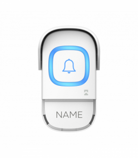 Przycisk bezprzewodowy bateryjny do rozbudowy dzwonków z serii ENTIKO, biały Orno OR-DB-RA-172PD/W