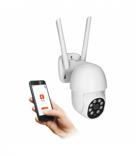 Kamera zewnętrzna obrotowa, 4MP, Wi-Fi, pamięć, two-way talk Orno OR-MT-BT-1812