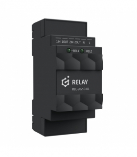RELAY 2HP - Moduł wyjść przekaźnikowych (2 wyj.), DIN, TF-Bus Grenton REL-202-D-01