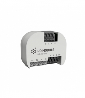 I/O Module 2/2 TF-Bus - Moduł wejść cyfrowych (2 wej.) oraz wyjść przekaźnikowych (2 wyj.), wspiera 1-wire, montaż dopuszkowy, pt, TF-Bus Grenton INO-222-T-01