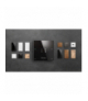 Touch Panel 4B Custom Wood Light TF-Bus, 4 pola dotykowe, TF-Bus, jasny drewniany front Grenton TPA-604-T-02