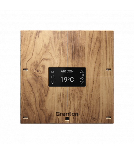 Smart Panel 4B Custom Leather Dark TF-Bus, 4 pola dotykowe