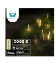 Lampa solarna LED ogrodowa stojąca wbijana pałka wodna ozdoba do ogrodu barwa ciepła