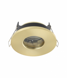 Downlight podtynkowy ACRE Styl Nowoczesny, 1x GU10 Max 15W LED IP44/20 Aluminium, Mosiądz Nowodvorski 10711