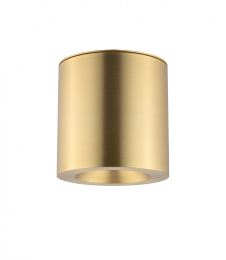 Downlight natynkowy CEARA Styl Nowoczesny, 1x GU10 Max 15W LED IP44 Aluminium, Mosiądz Nowodvorski 10716