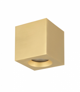 Downlight natynkowy PARANA Styl Nowoczesny, 1x GU10 Max 15W LED IP44 Aluminium, Mosiądz Nowodvorski 10720