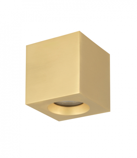 Downlight natynkowy PARANA Styl Nowoczesny, 1x GU10 Max 15W LED IP44 Aluminium, Mosiądz Nowodvorski 10720