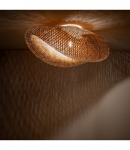 Lampa sufitowa Plafon HAVANA L 1x E27 Max 25W LED IP20 Bambus, Naturalne drewno Nowodvorski 11172