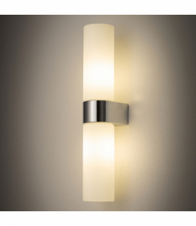 Lampa ścienna Kinkiet NATALIE Styl Nowoczesny, 2x G9 Max 10W LED IP44 Aluminium, Chrom Nowodvorski 10726