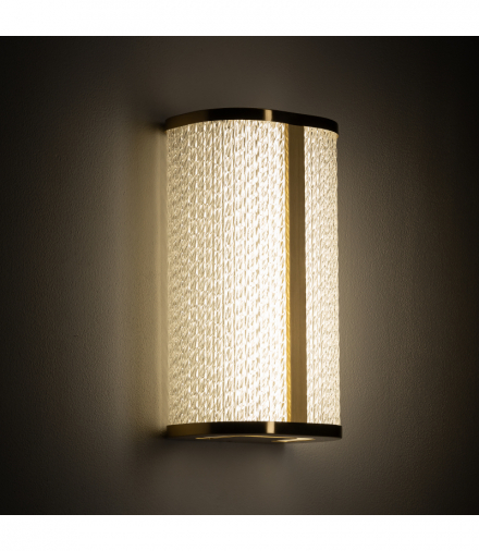 Lampa ścienna Kinkiet PALMAS LED Styl Modern classic, LED 15W IP44 Aluminium, Mosiądz Nowodvorski 10730