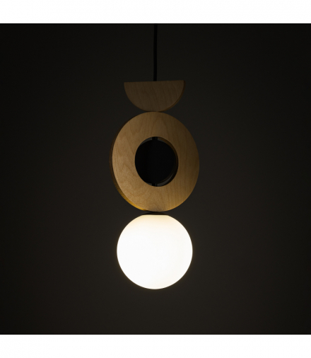 Lampa sufitowa DROPS WOOD B 1x G9 Max 12W LED IP20 Sklejka, Naturalne drewno Nowodvorski 11174