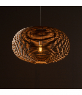 Lampa sufitowa RATTAN L 1x E27 Max 25W LED IP20 Rattan, Naturalne drewno Nowodvorski 11155