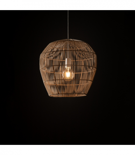 Lampa sufitowa HAITI S 1x E27 Max 25W LED IP20 Bambus, Naturalne drewno Nowodvorski 11163