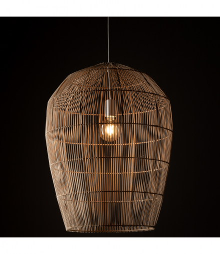 Lampa sufitowa HAITI L 1x E27 Max 25W LED IP20 Bambus, Naturalne drewno Nowodvorski 11165