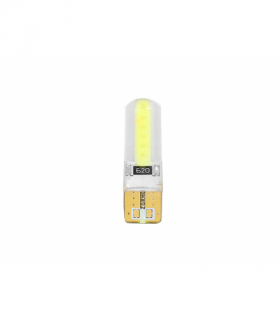 Żarówka samochodowa 5W 12LED COB postojowa, światło zimne białe. LXET96
