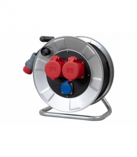 Przedłużacz siłowy na bębnie metalowym BORDO-320 16/5, 32/5, 230V, wt.16/5 OPD 5x2,5 /20m/ F-Elektro 14300-200