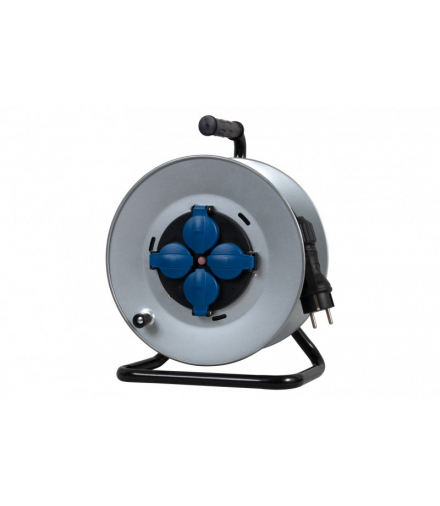 Przedłużacz na bębnie metalowym MIDI-290 4x230V OPD 3x1,5 z termikiem /25m/ F-Elektro 14569-34