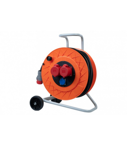 Przedłużacz na bębnie plastikowym GOLIA-420 NK 16A 5p, 32A 5p, 230V, OPD 5x2,5 /30m/ F-Elektro 12006-17