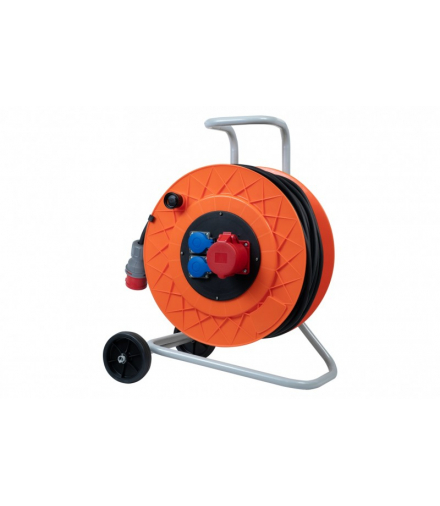 Przedłużacz na bębnie plastikowym GOLIA-420 NK 16A 5p, 2x230V, OPD 5x2,5 /40m/ F-Elektro 12006-21