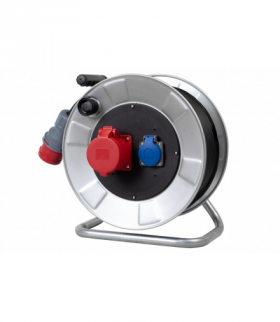 Przedłużacz siłowy na bębnie metalowym BORDO-320 16/5, 230V, wt.16/5 OW 5x1,5 /25m/ F-Elektro 14300-171
