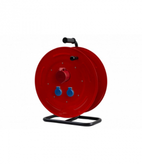 Rozgałęźnik na bębnie metalowym MAKARA-460 32A 5p, 2x230V IP44 F-Elektro 14800-17