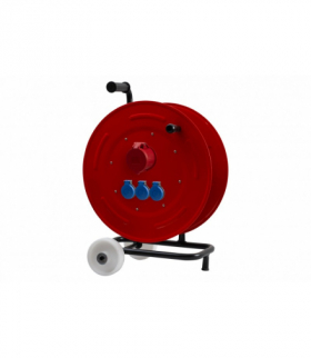 Rozgałęźnik na bębnie metalowym MAKARA-460 NK 16A 5p, 3x230V IP44 F-Elektro 15000-19