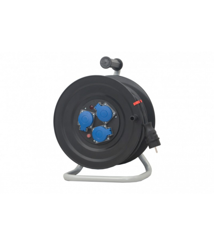 Przedłużacz na bębnie plastikowym NERO-240 3x230V IP44 3x1,5 (OW) /40m/ z termikiem i kontrolką F-Elektro 14650-7