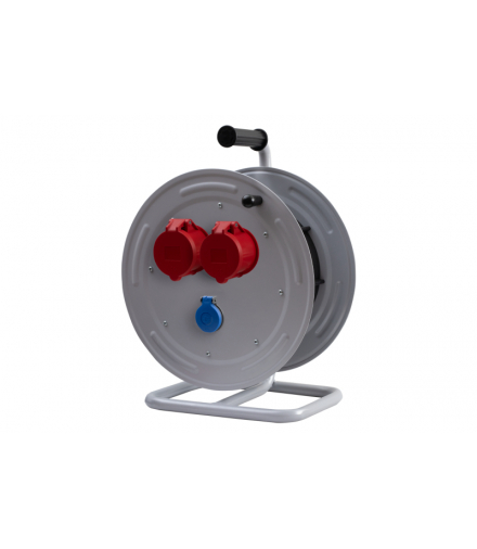 Rozgałęźnik na bębnie metalowym MAKARA-370 2x16A 5p, 230V IP44 F-Elektro 14700-26