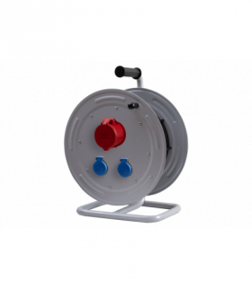 Rozgałęźnik na bębnie metalowym MAKARA-370 32A 5p, 2x230V IP44 F-Elektro 14700-30