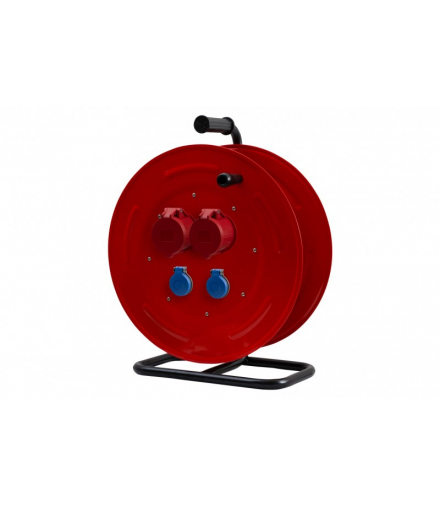 Rozgałęźnik na bębnie metalowym MAKARA-460 16A 5p, 32A 5p, 2x230V IP44 F-Elektro 14800-11