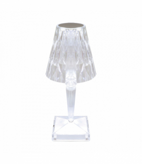 Lampka stołowa SMD LED DABI LED CRYSTAL WW CW przezroczysta Struhm 04404