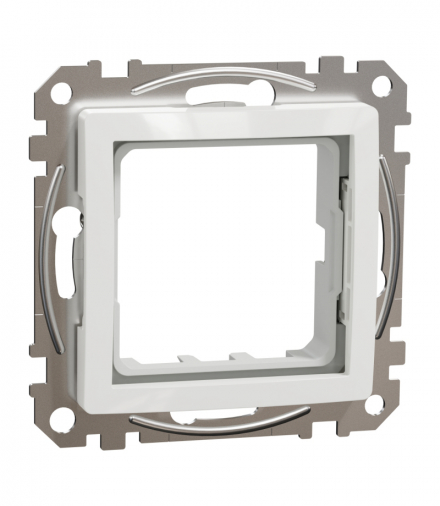 Sedna Design & Elements, Adapter modułów 45x45 mm (bez pazurów montażowych), biały Schneider SDD111907