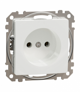 Sedna Design & Elements, Gniazdo 2P, białe Schneider SDD111035