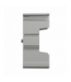 Sedna Design & Elements, Podstawa natynkowa rozszerzająca, srebrne aluminium Sedna Design & Elements Schneider SDD113902
