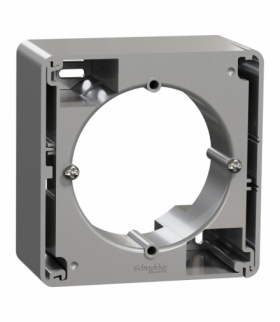 Sedna Design & Elements, Podstawa natynkowa, srebrne aluminium Schneider SDD113901