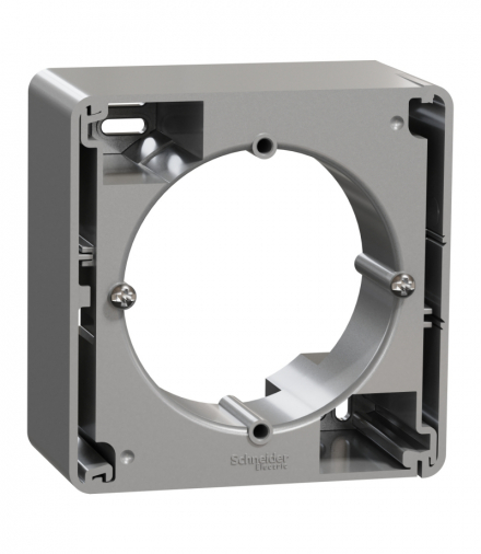 Sedna Design & Elements, Podstawa natynkowa, srebrne aluminium Schneider SDD113901